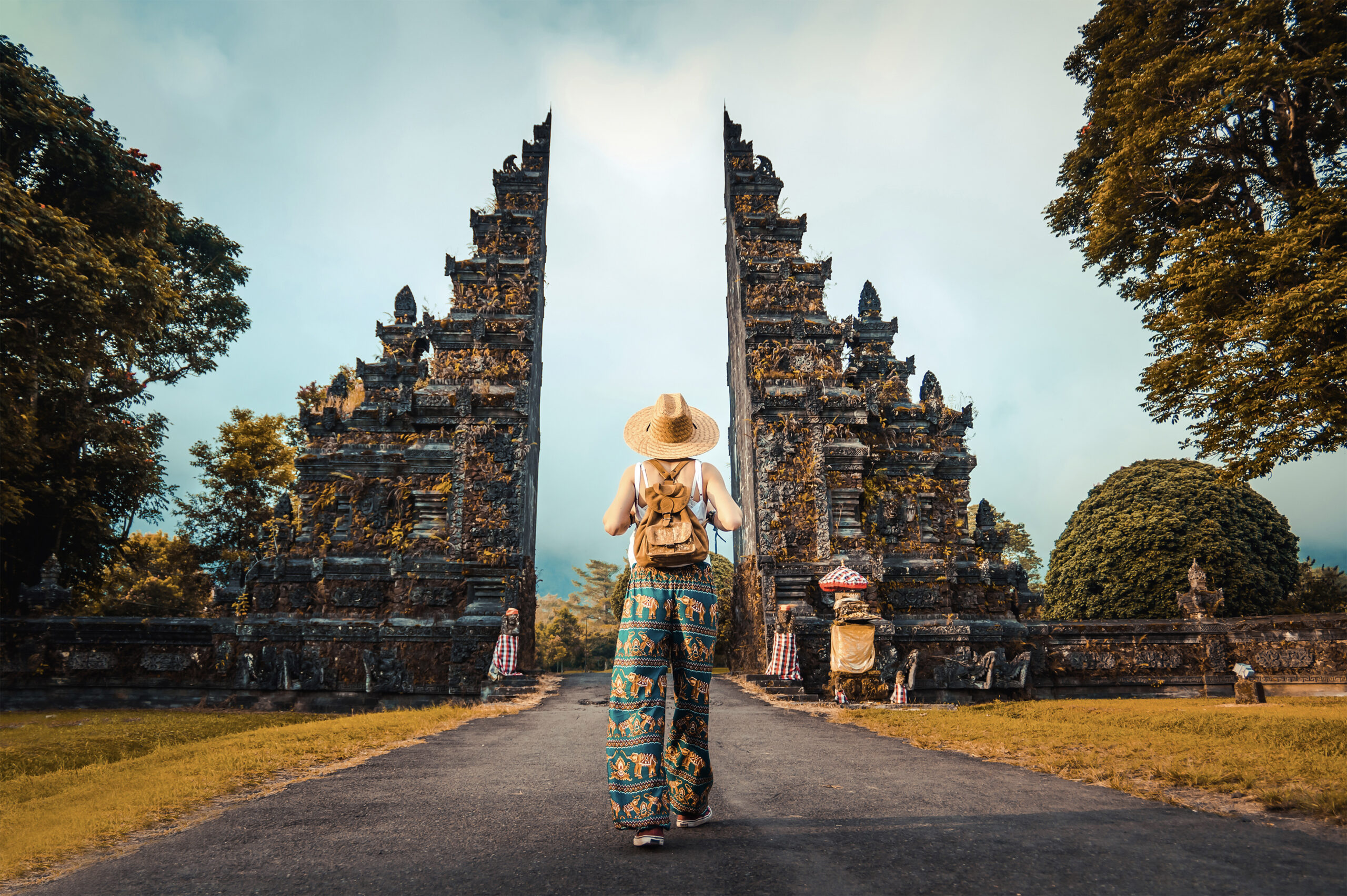 Woman exploring Bali